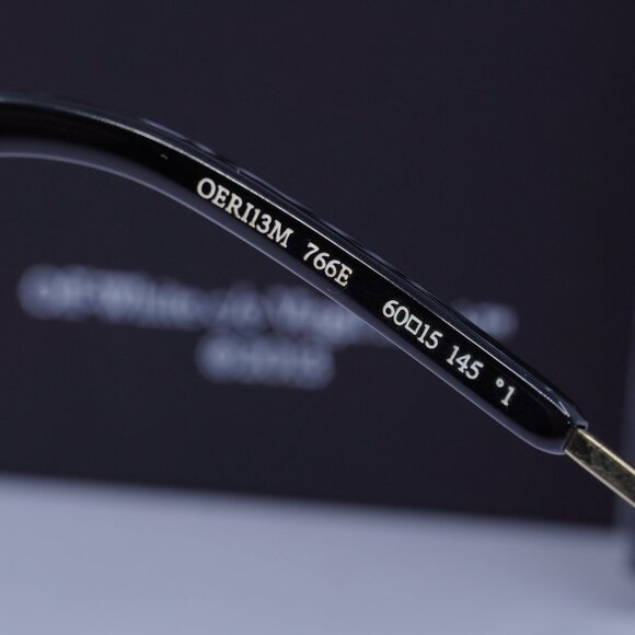 Off-White OERI13M MIAMI 766E Sunglasses Gold Oval Frame, Brown Lenses main image 9